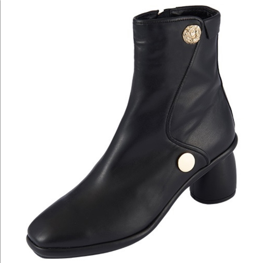 🆕 REIKE NEN CURVED MIDDLE ANKLE BOOTS - BLACK